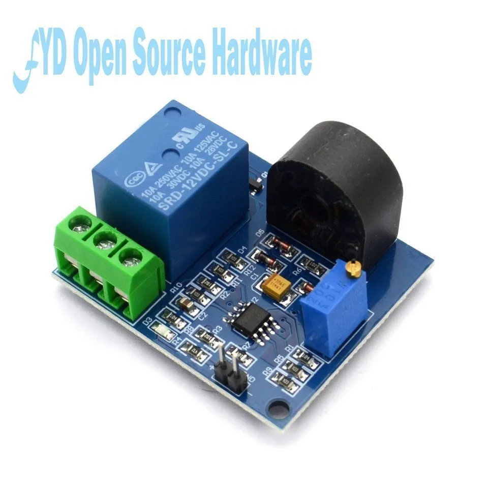 5A Overcurrent Protection Sensor Module AC Current Detection Sensor 12V Relay