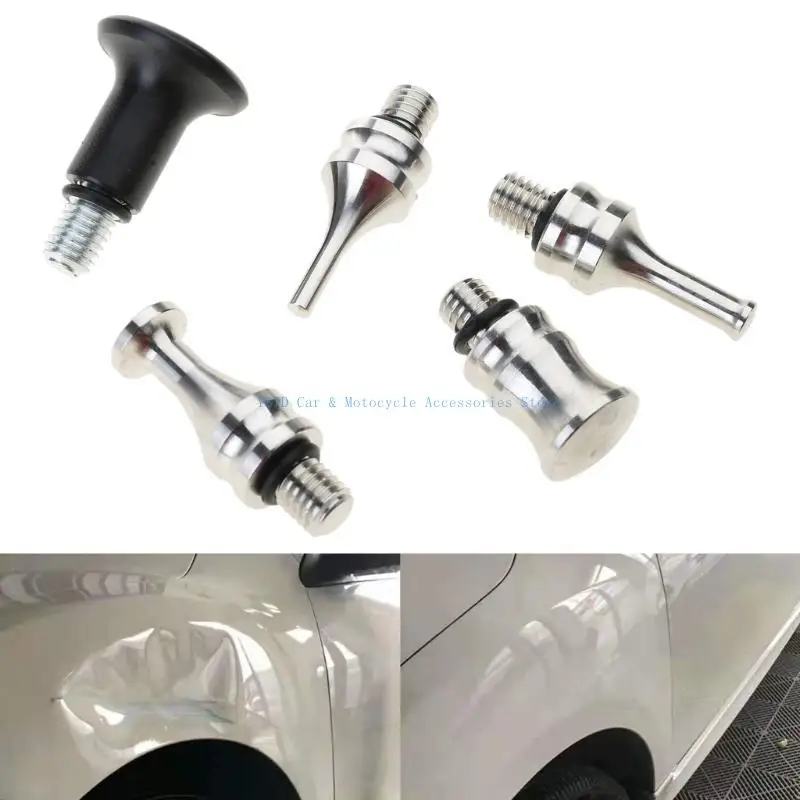 L5BC Auto Dent Tool Tapper Hammer Head M8-Screw for Car Body Dent Paintly 5x