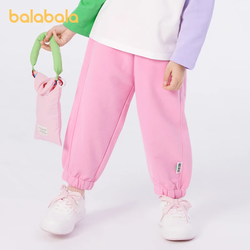 Balabala kinderkleding jongens meisjes casual broek 2024 nieuwe versie herfstkleding jongere kinderen lange broek