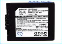 Cameron Sino 750mAh Battery DMW-BMA7 For Panasonic Lumix DMC-FZ30 FZ50 FZ7 FZ8 FZ38 FZ28 FZ35 FZ38K FZ18 FZ18K FZ8S