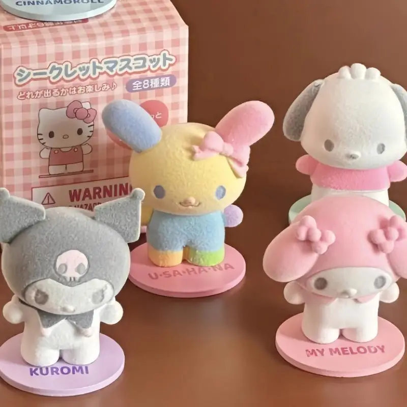 

High Quality Blind Box Hello Kitty Kuromi Cinnamoroll Magnetic Suction Doll Desktop Ornaments New Products Toys Girl Gifts