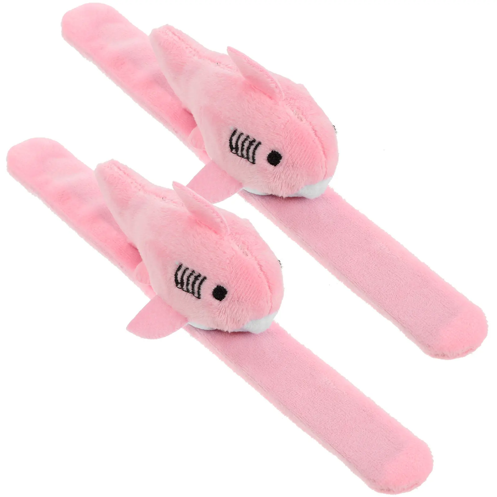 

2Pcs Shark Slap Bracelets Soft Supple Animal Snap Bands Kids Party Favors Halloween Gifts Birthday Prizes Comfortable