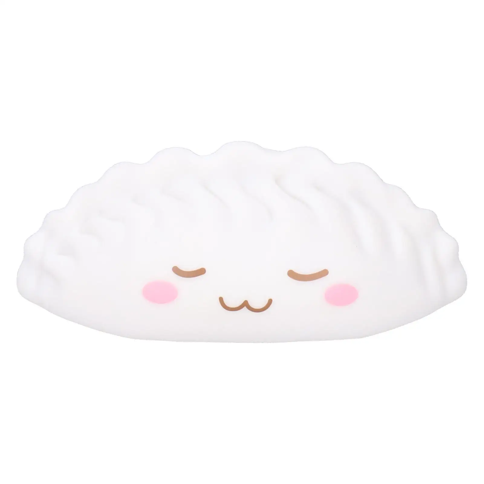 

Battery-Powered Dumpling Shaped Night Light - Cute Soft Glow for Babies & Kids' Rooms, Perfect Birthday Gift