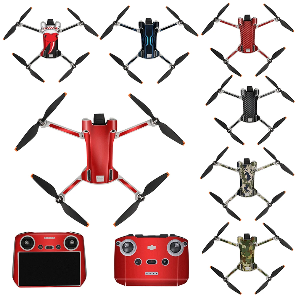 

ПВХ наклейки для DJI Mini 3 Pro устойчивые к царапинам водонепроницаемые аксессуары для DJI RC