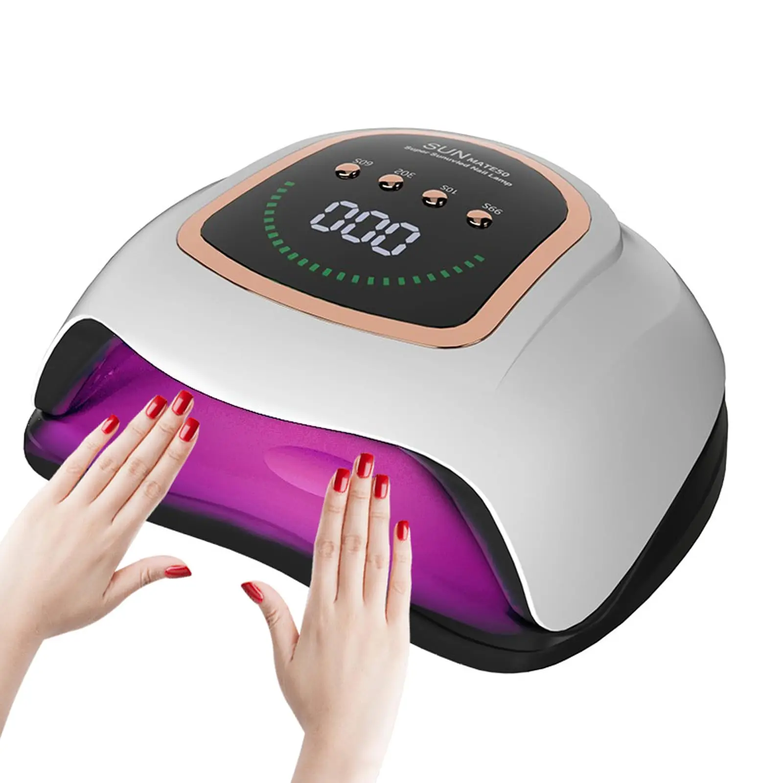 

Powerful UV LED Nail Lamp For Manicure Professional Nail Dryer 72 LEDs Gel Polish Drying Lights Motion Sensing Manicure Pedicure