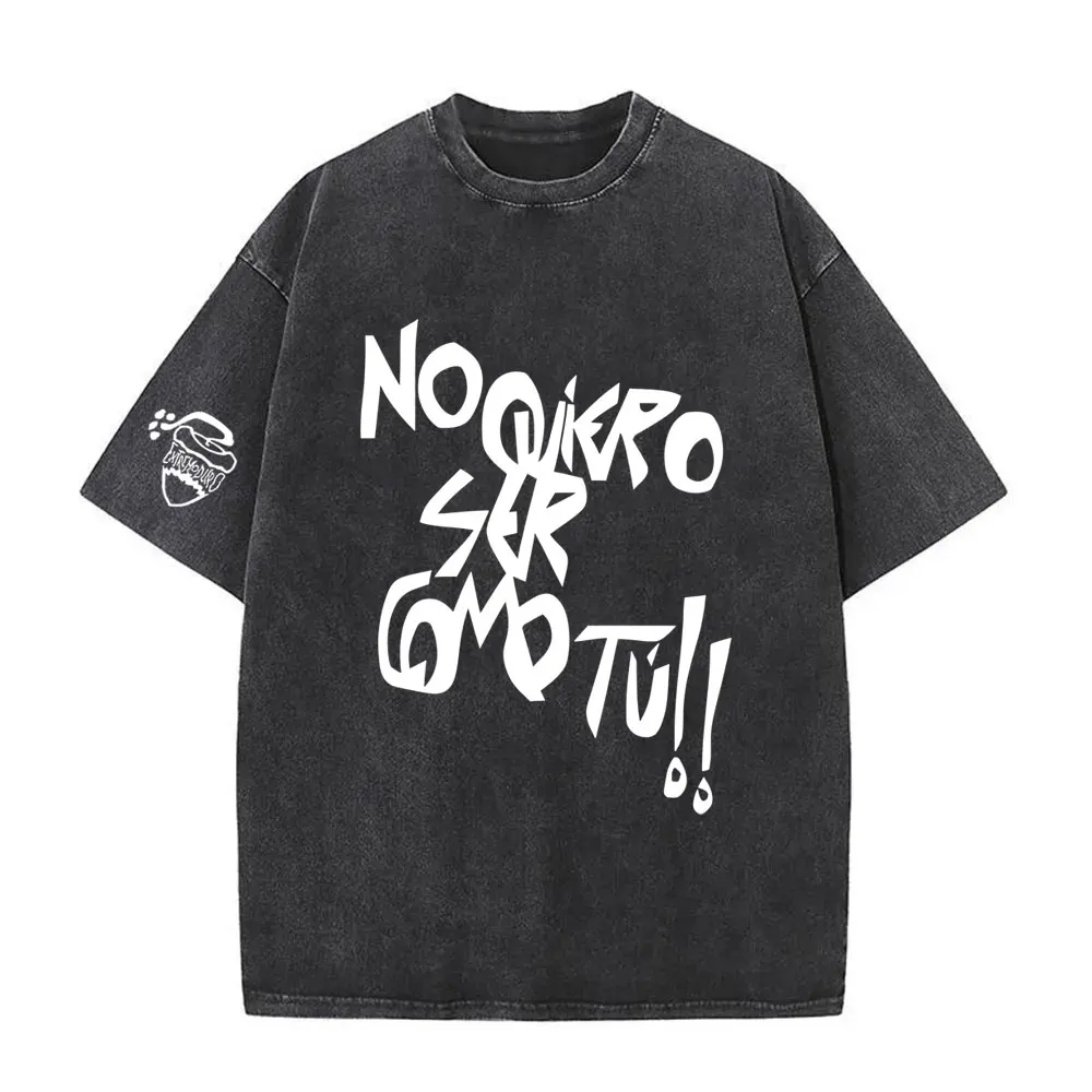 

Rock Band EXTREMODURO Tour 2026 Vintage Washed T-shirt Men Women Fashion Hip Hop Street T Shirts Summer Loose Oversized T Shirt