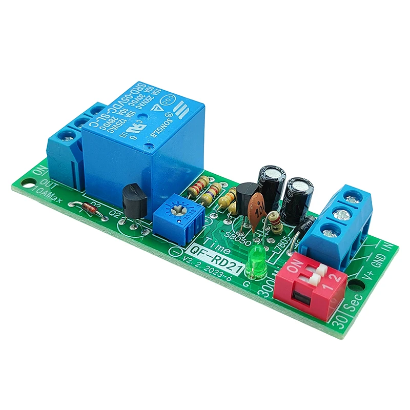 

Signal Monitoring Time Delay Module DC 5V12V24V Power Loss Delay Module Timeout Circuit