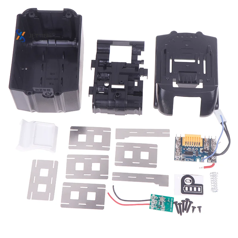 

BL1890 Battery Case With Circuit Board For 18V DIY Shell Box With BMS PCB Board Charging Protection Can Install 15 Batteries