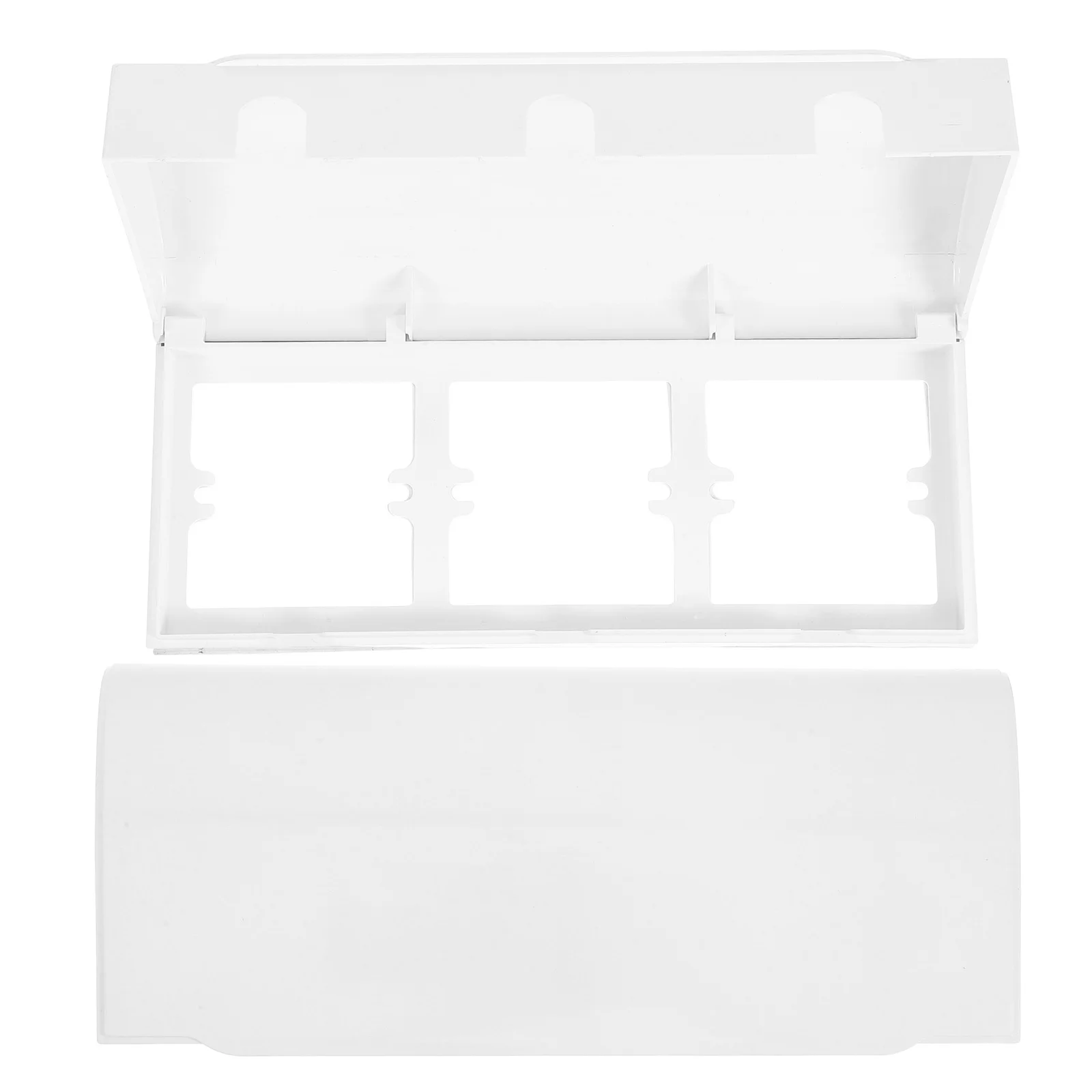 

2Pcs Waterproof Socket Box 86 Type Triple Outlet Protective Cover for Bathroom Kitchen Switch Socket Safety Guard