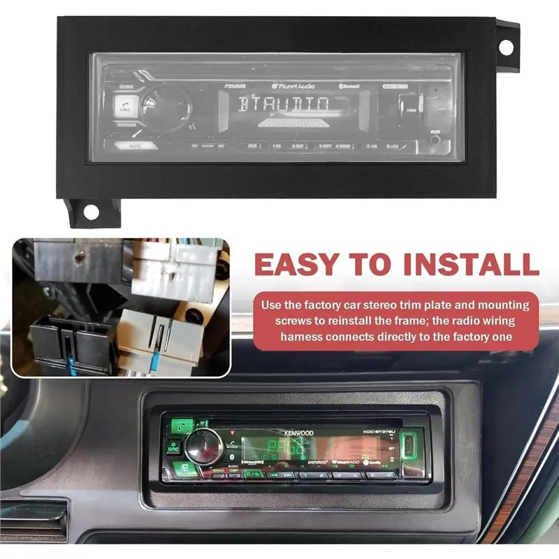 【Top Sale !!】Mounting Frame 1Set Car Audio Installation Kit For And Dodge Models, Audio Systems Compatible