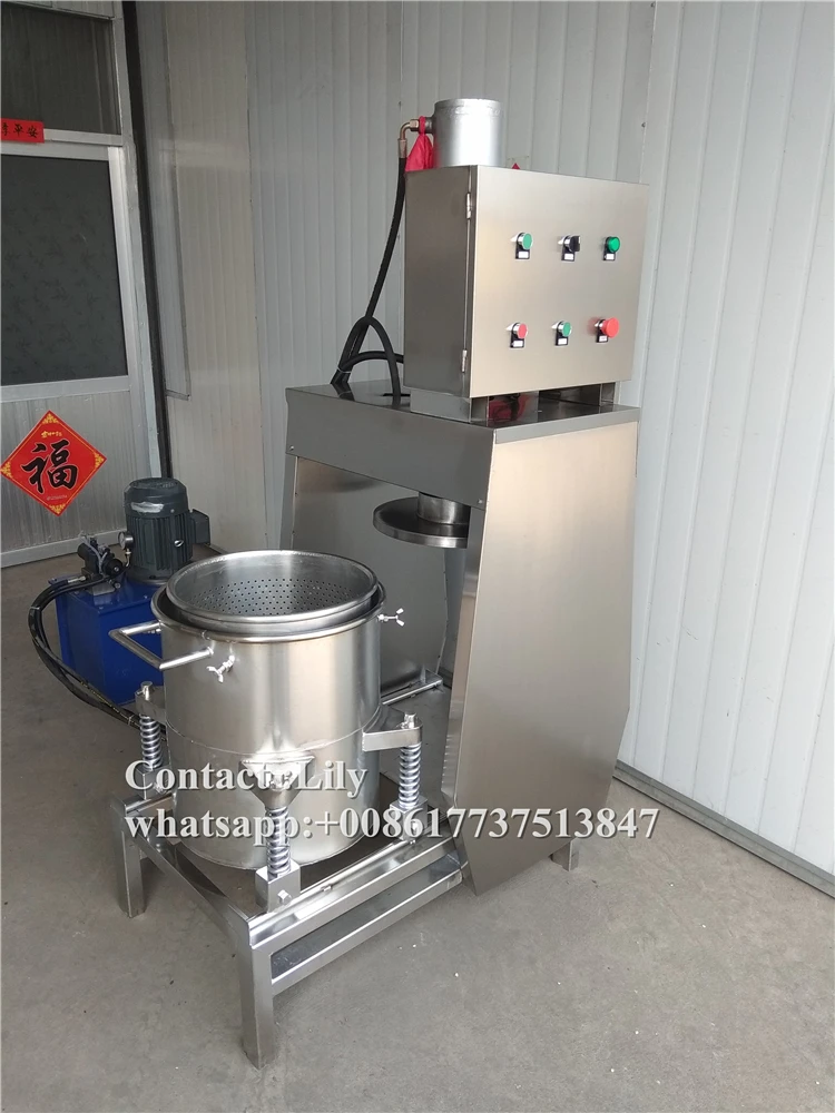 100L Fruit Juice Maker 30Tcommercial Hydraulic Filter Press Machine
