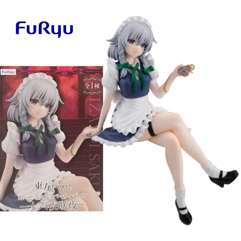 

В наличии оригинальные фигурки FuRyu Project Izayoi Sakuya с лапшой, аниме-фигурка, подарок на день рождения, модель, коллекция игрушек, подарки