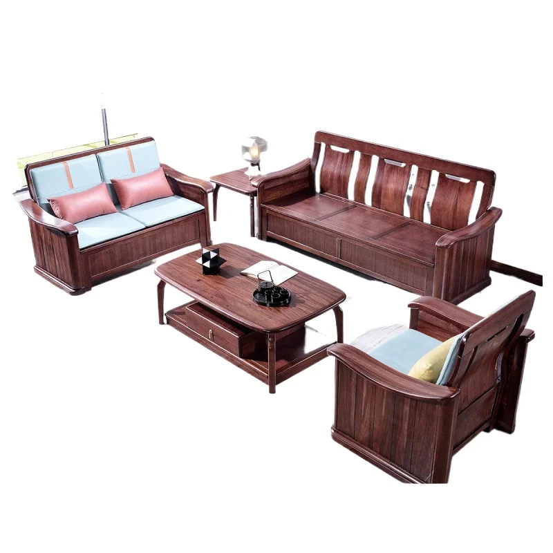 

Solid wood sofa