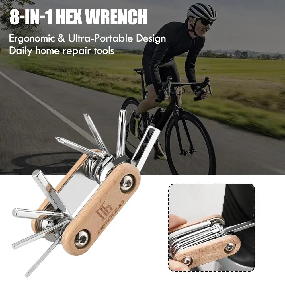 

8 в 1, инструмент для ремонта велосипеда, портативная отвертка для велосипеда, инструмент для ремонта велосипеда, гаечный ключ для горного велосипеда, многофункциональные инструменты