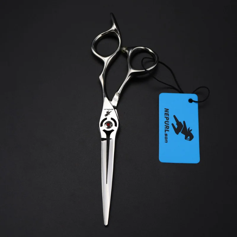 Nepurlson 6 Inch Professional Stainless Steel Shears Barber Hairdressing Cutting Scissors Salon Hair Scissors