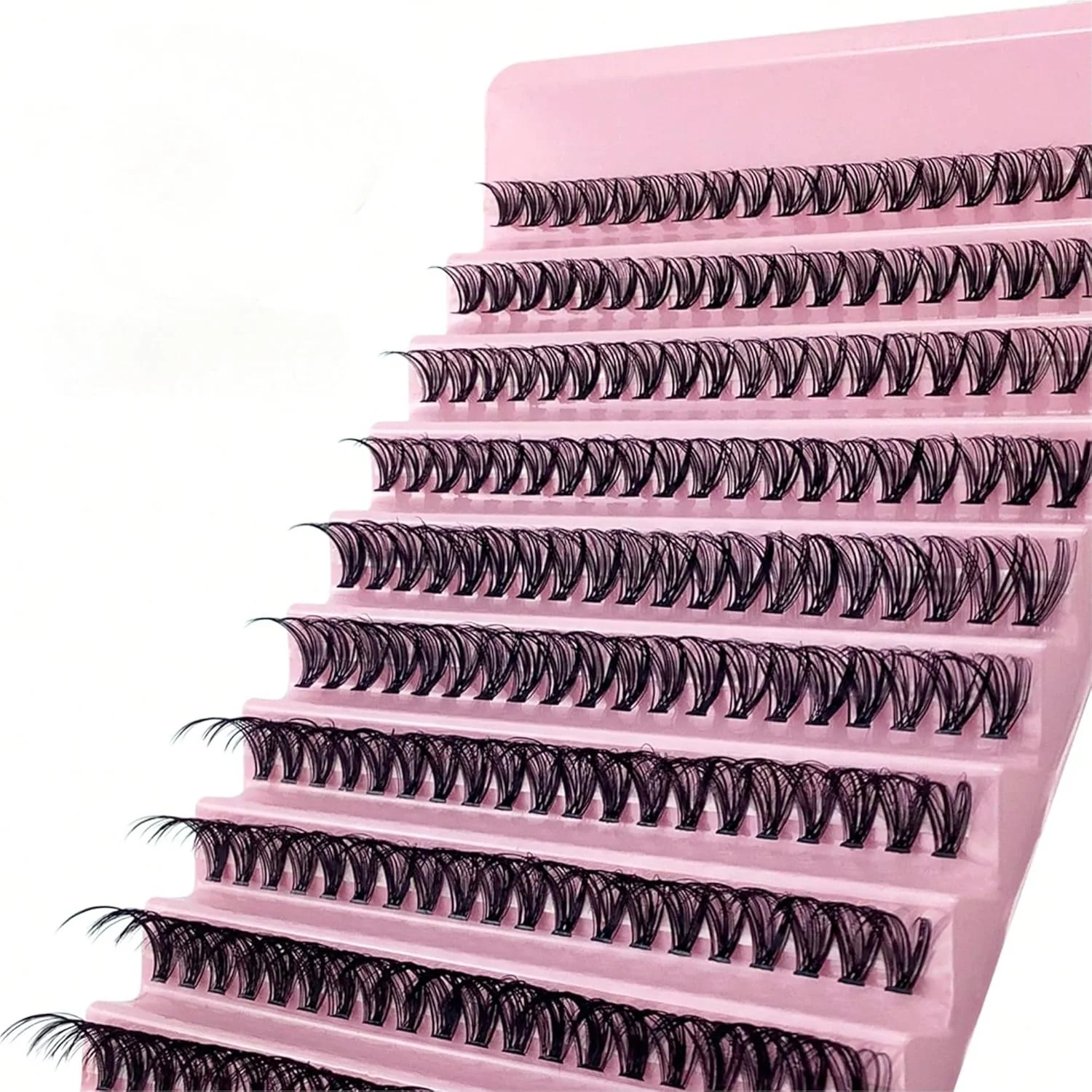 인기 판매 중! 유럽 및 미국 스타일 초고밀도 200 클러스터 인조 속눈썹 - 자연스럽고 편안한 착용을 위한 재입고