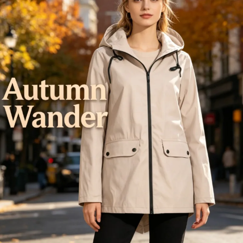 

Ветровка с капюшоном на молнии, легкая, ветрозащитная, для активного отдыха, женская, тонкая, для весны и лета, для походов и путешествий, дышащая