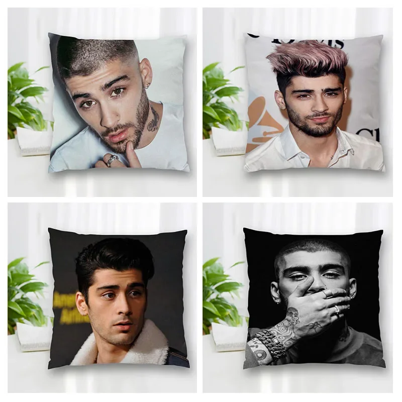 Hot Sale Custom Decorative Pillowcase Zayn Malik Square Zippered Pillow Cover Best Nice Gift 35X35cm 45x45cm