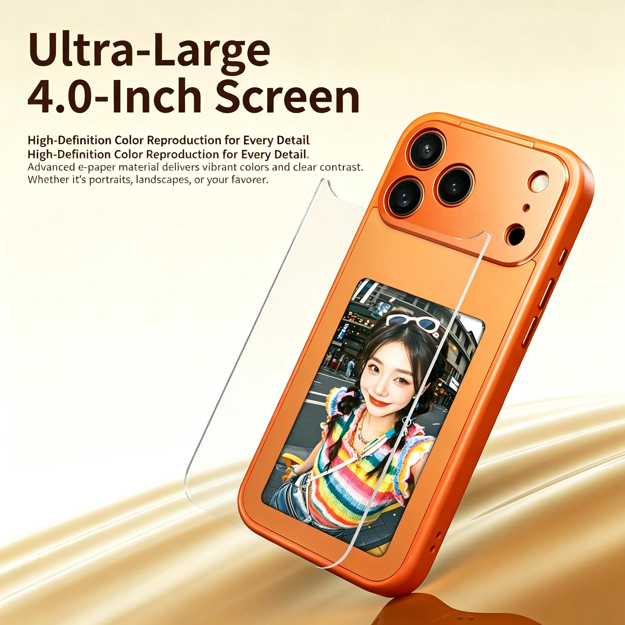 Smart E-Ink Screen Phone Case  - đánh giá và giá Phone Cases Diy