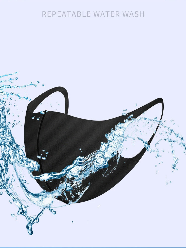 UV-Schutz-Gesichtsmaske für Erwachsene und Kinder, Sommer-Ohrbügelmaske, schwarz, reisefreundlich, atmungsaktiv, leicht, waschbar, Gesichtsbedeckungen – Detail 8