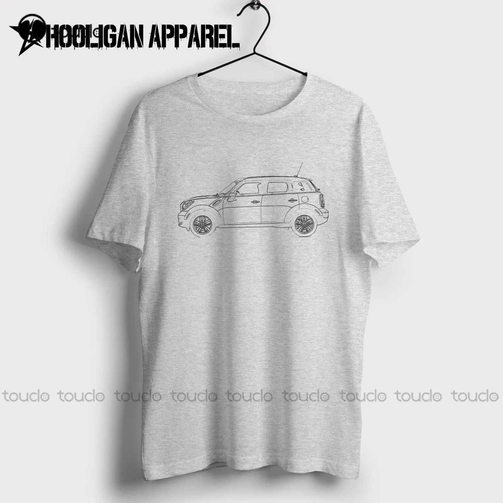 New Men T Shirt Fashion Popular Style T-Shirt German Classic Car Fans Countryman Hatchback 2012 Inspired Carprinting on T Shirts