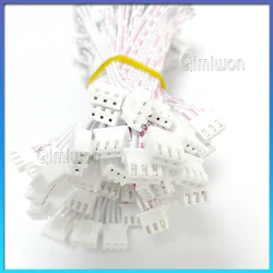 10PCS/LOT PH2.0/XH2.54/HY2.0/XHB2.54 red and white terminal wire 2P3P4P5P6P-12P electronic wire