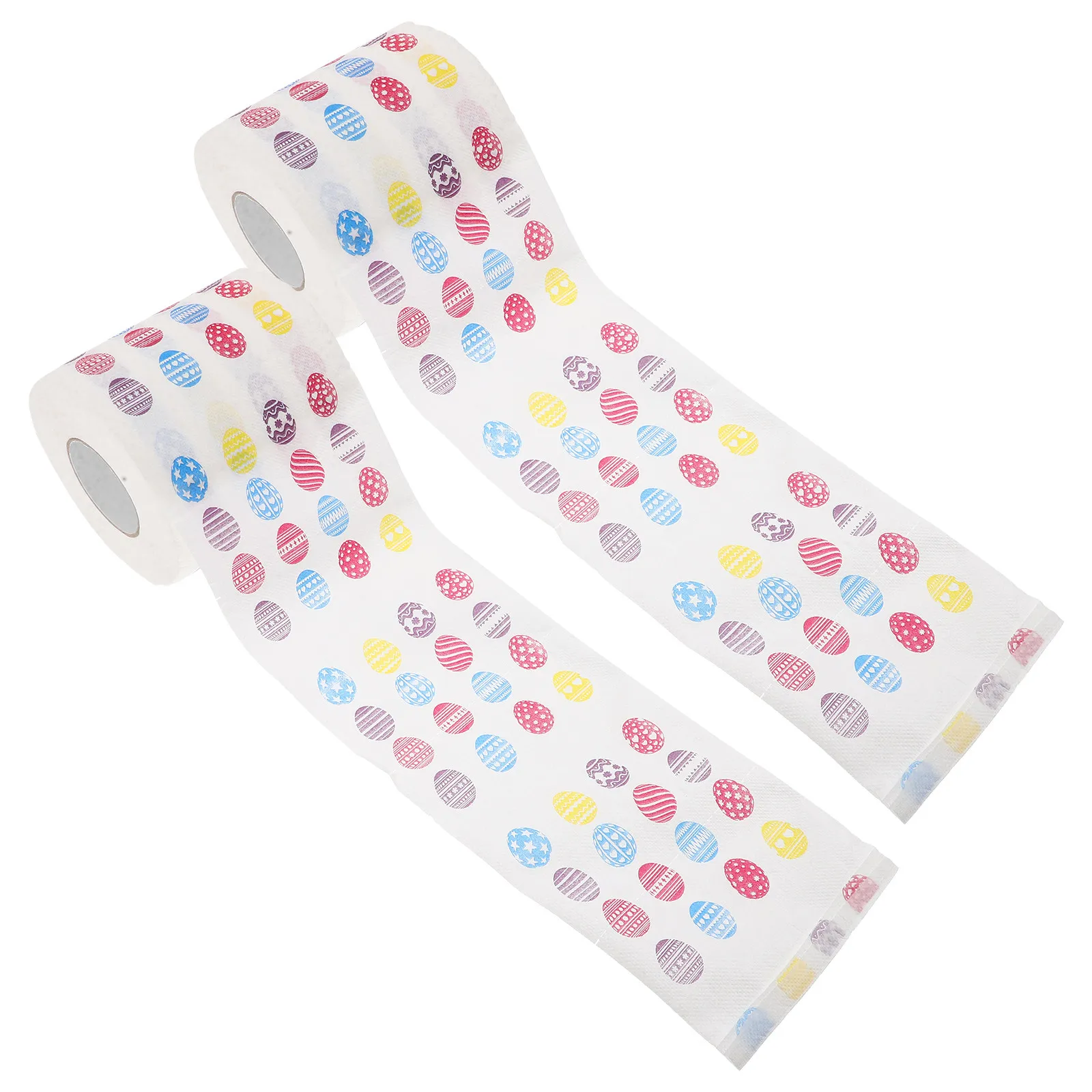 2 Rolls Cute Easter Themed Toilet Paper Roll High Quality Decorative Tissues for Bathroom Supplies Fun Holiday Decoration view 2