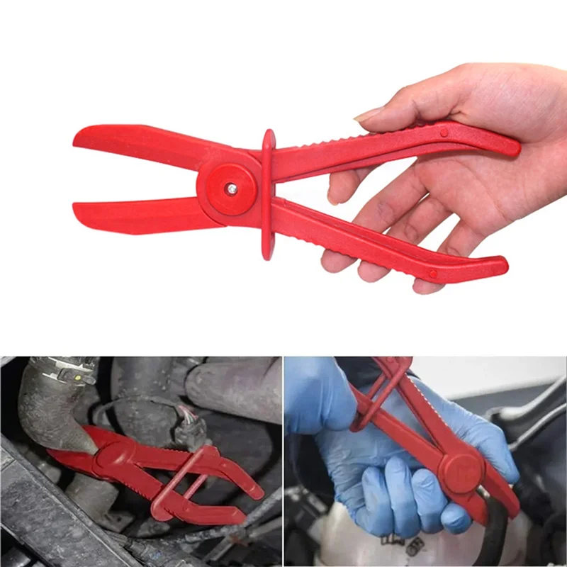 

Leading-Edge-3PCS/Set Car Flexible Hose Clamps Pliers Kit Clamp Sealing Brake Fuel Line Cut Off Clamp Car Water Pipe Repair Fix