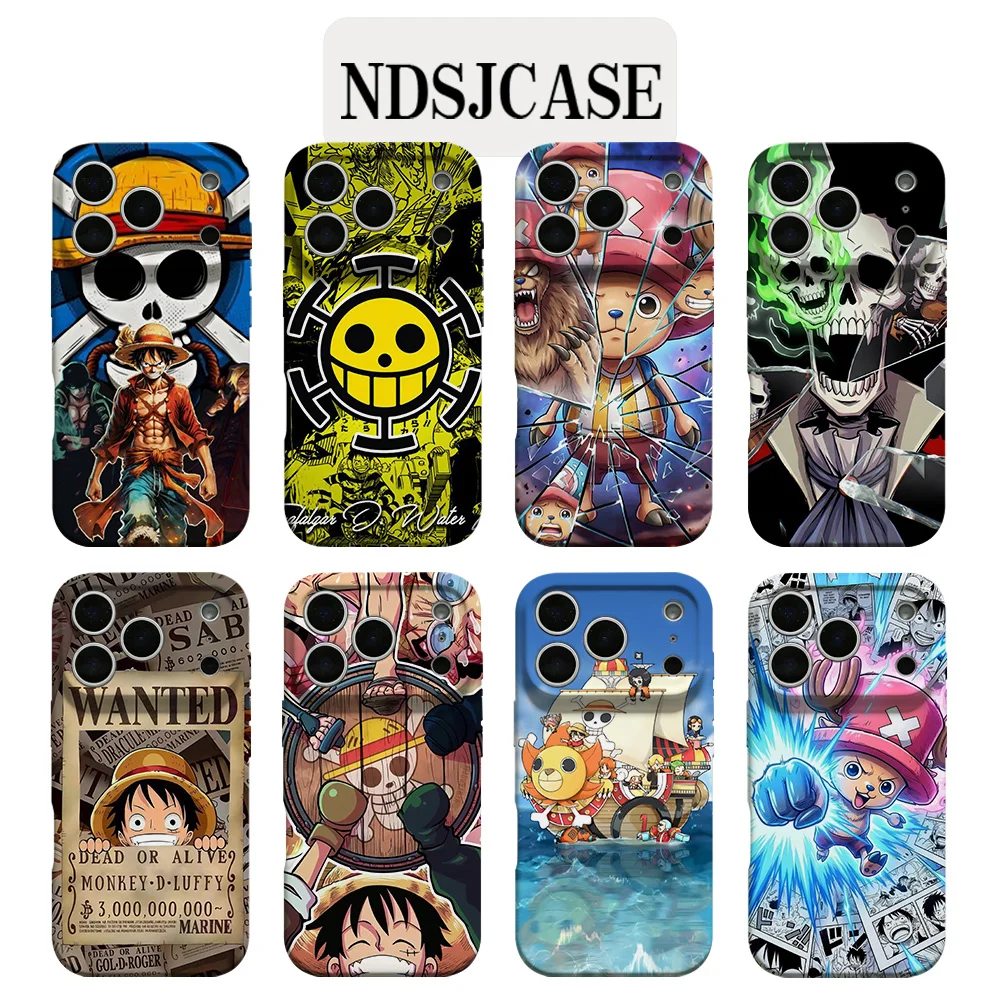 HOT Anime Ones Pieces Phone Case for Samsung Galaxy S20 S21 S22 S23 S24 S25 S26 FE Plus Note20 Ultra 4G 5G Glossy Film Hard PC
