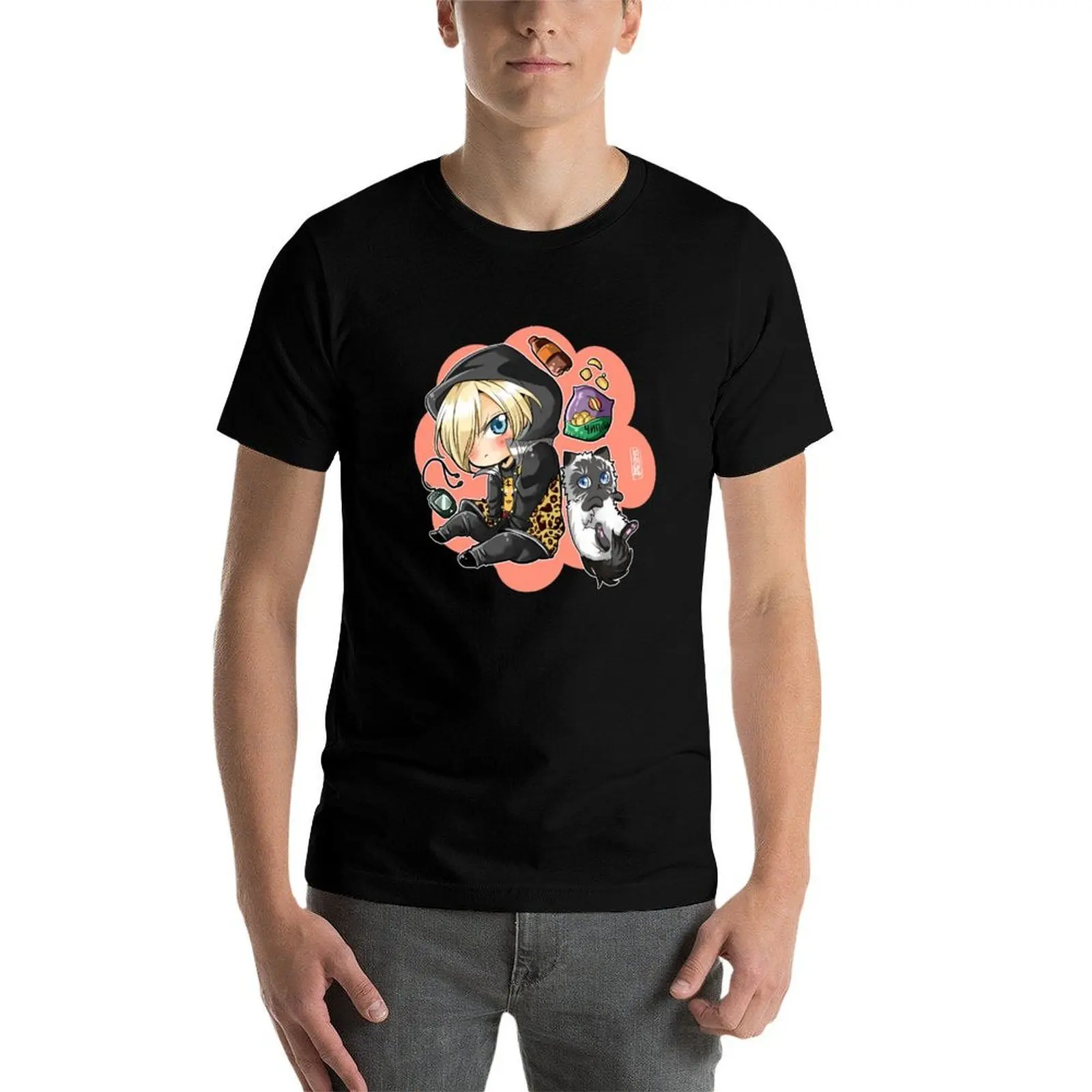 yuri plisetsky T-Shirt t shirts for man graphic tees t shirts for man pack white t shirt man casual T-shirt view 3