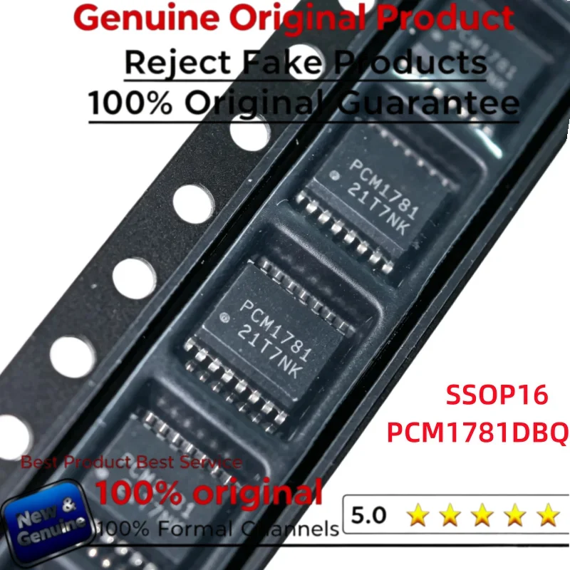 1pcs 100% New Original and Genuine PCM1781 PCM1781DBQ Audio Digital To Analog Converter SSOP16