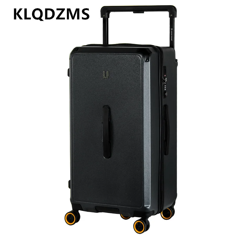 KLQDZMS Men's Suitcase ABS+PC Trolley Case Large Capacity 26