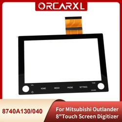 For Mitsubishi Outlander Radio NAV 2020-2022 Years 8 inch Touch Screen Digitizer Media Replacement Parts 8740A040 8740A130