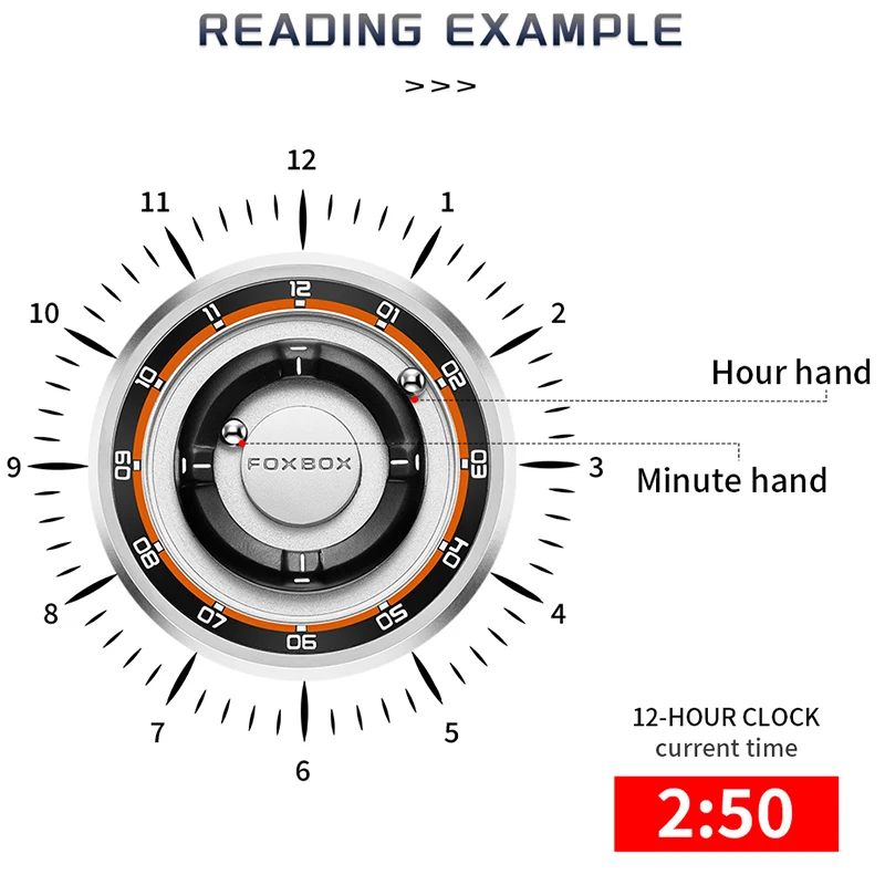 Men's Fashion Quartz Watch with Magnetic Force Quartz
