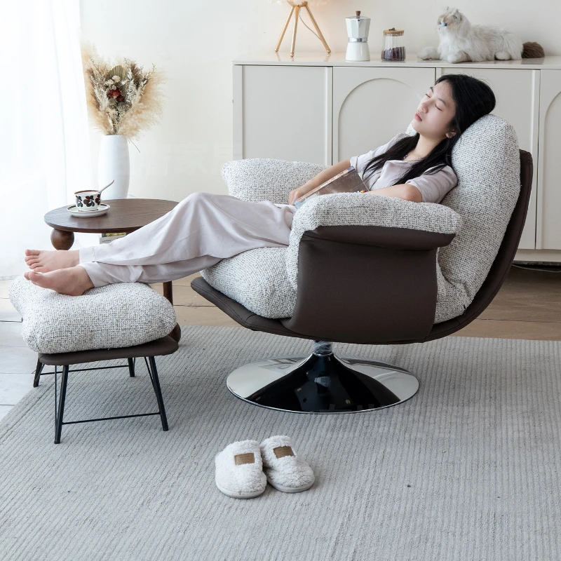 

360-Degree rotating sofa chair, deck chair, balcony for home leisure