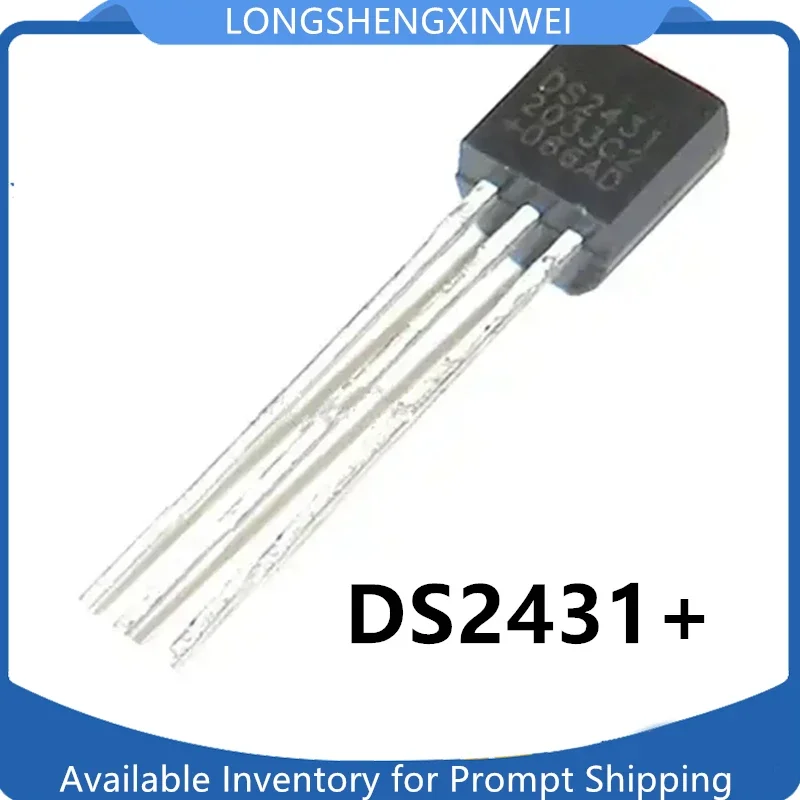 1PCS DS2431P+T TSOC-6 2431 TO-92 Reset Counter Memory DS2431+ Memory Encapsulates TSOC-6 Patch New Memory Chip