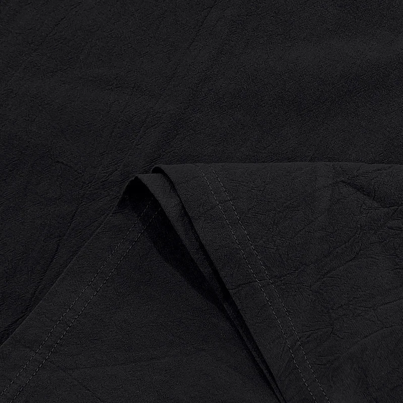 Hochwertiges Leinen-Poloshirt mit kurzen Ärmeln für Herren, lässig, locker, bequem, Sommer-T-Shirt mit Knopfverschluss und Umlegekragen. – Detail 10