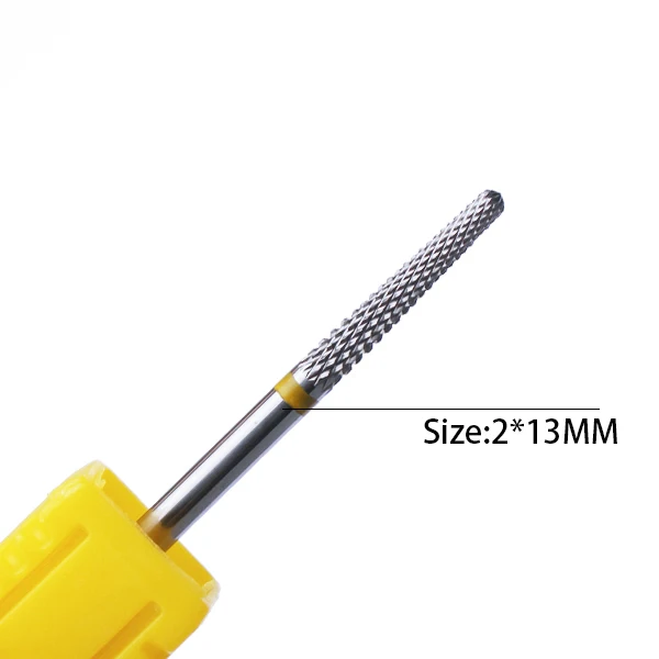 1pc Hartmetall Wolfram Nagel Bohrer Drehen Grat Fräsen Nagel Cutter Bits Bohrmaschine Maschine Für Maniküre Pediküre Werkzeuge