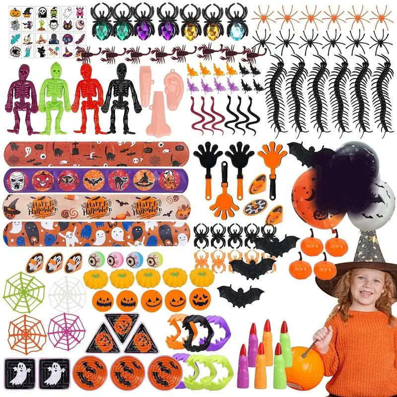 

Halloween Goodie Bag Stuffers 166 Pieces Halloween Goodies Halloween Party Prize Innovative Halloween Supplies Halloween Party