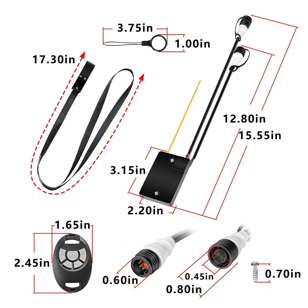 

1866155 for Minn Kota PowerDrive Trolling Motors Co-Pilot System, 1866120 included