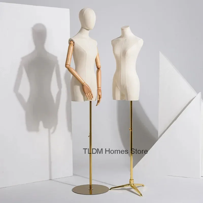 High-quality Female Mannequins For Wedding Dress Sewing Mannequin Shelf DIY Women's Clothing Display Female Window Display Stand