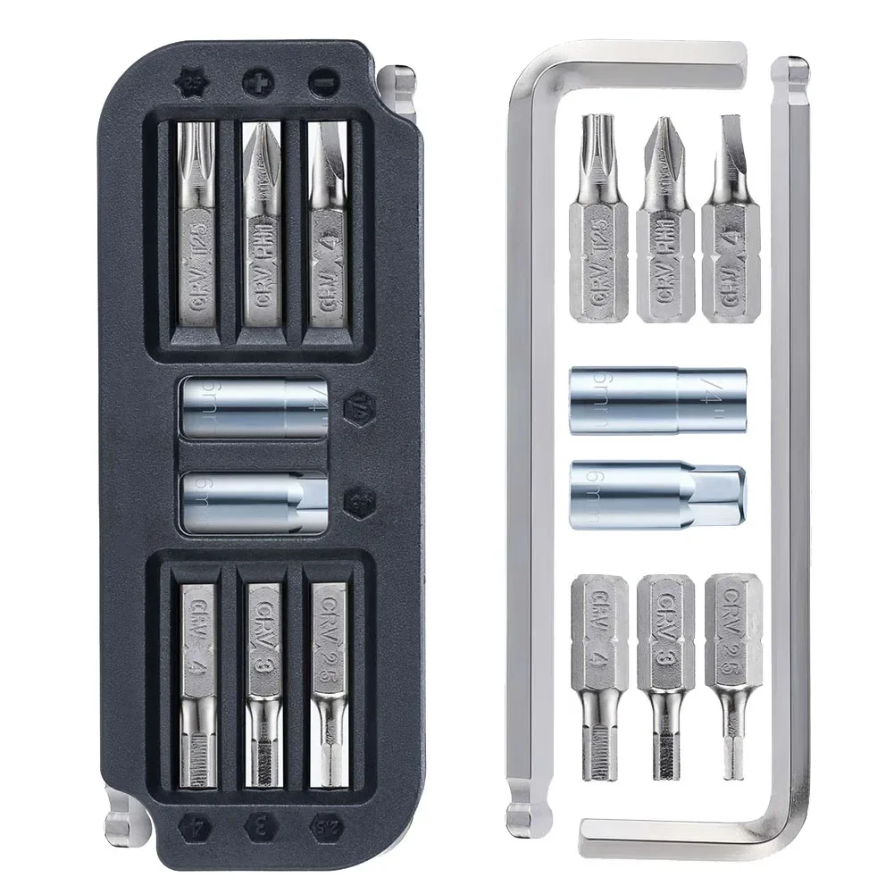 Cycling Accessory 10-in-1 Bicycle Tool Bike Repair Situations Bicycle Repair Multi-tool Ergonomic Handle Design