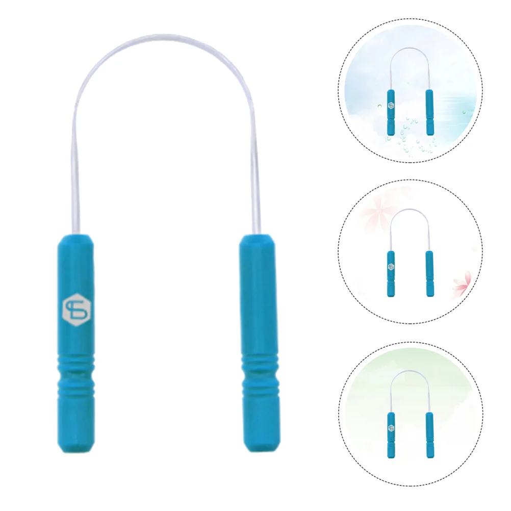 3-teiliges Zungenschaber-Set, tragbarer Reiniger, Edelstahl, ergonomischer Griff, Schabwerkzeug, Abs-Set, verstellbar