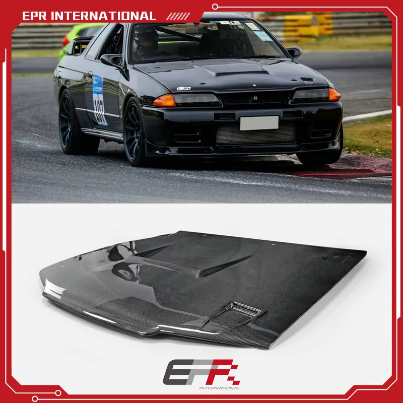 EPR carbon fibre accessories for Skyline R32 GTR EPA Type Hood Enhance the appearance of automobiles