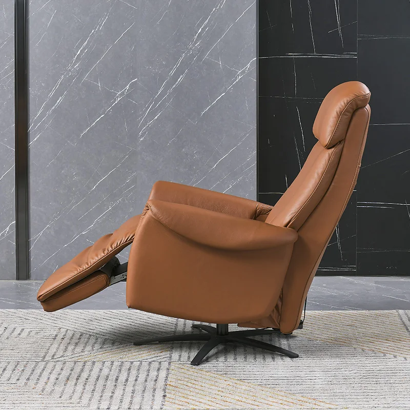 غرفة المعيشة كبار السن قوة واحدة صالة جلدية كرسي دوار رفع هزاز تدليك كرسي أريكة كرسي #2