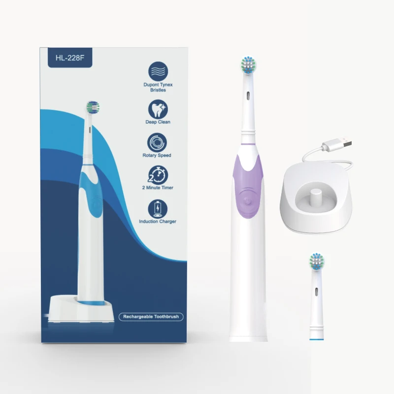 

New 3 Modes Electric Toothbrush Rotation Clean Teeth Waterproof Portable Rechargeable Tartar Remover Electric Toothbrush Adult