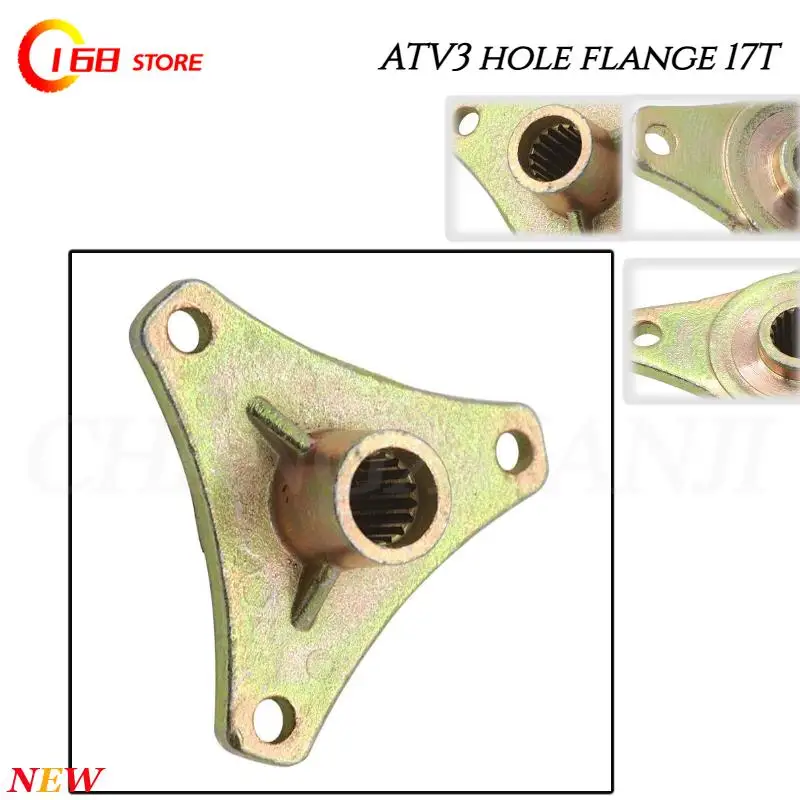 

3-пиксельная ступица заднего колеса 17T, подходит для 50cc 70cc 90cc 110cc ATV Buggy 168 200F Go Kart Quad Bike, аксессуары