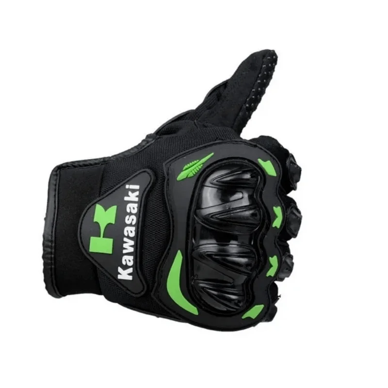 Kawasaki-Gants de moto pour hommes et femmes, Gants de motocross, Luvas Gufamily, Équipement de moto, Sports, 3 couleurs, Nouveau