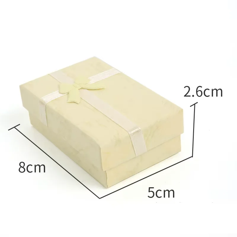 Wholesale 24pcs Assorted Colors Jewelry Sets Display Box Necklace Earrings Ring Box 5*8*2.5cm Packaging Gift Box mixed