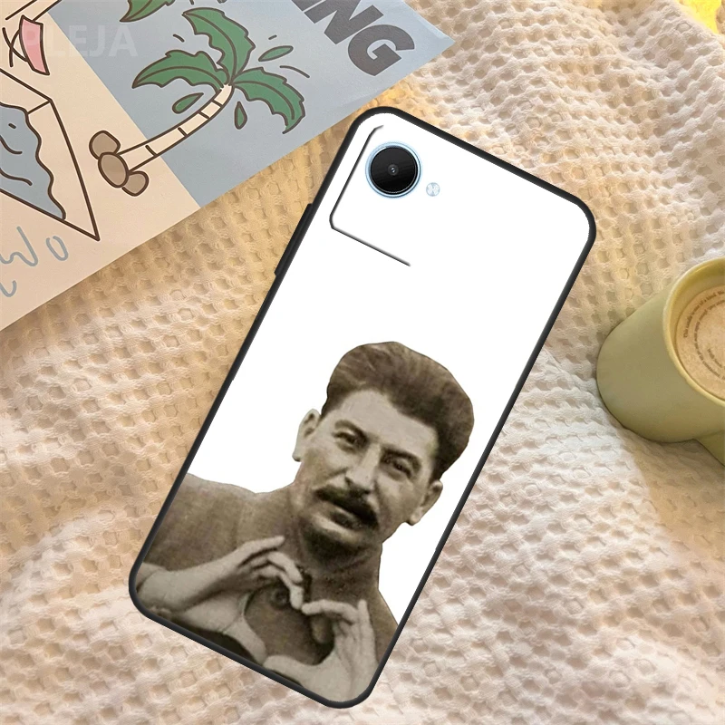 حافظة ستالين الروسية السوفياتية لـ Realme C55 C71 C67 C51 C75 C63 C61 C65 C53 C35 11 12 13 14 Pro Plus GT6 GT7 15 Pro #2